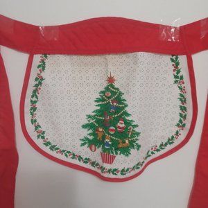 Christmas Apron Vintage Dime Store Chic Kitschy